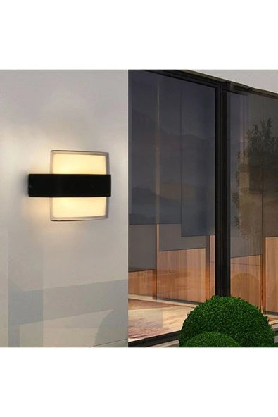 ekim aydınlatma 24 Watt Ledli Dış Mekan, Balkon,Bahçe,Duvar,Teras,Kamelya,Veranda Apliği Led Armatür - 1