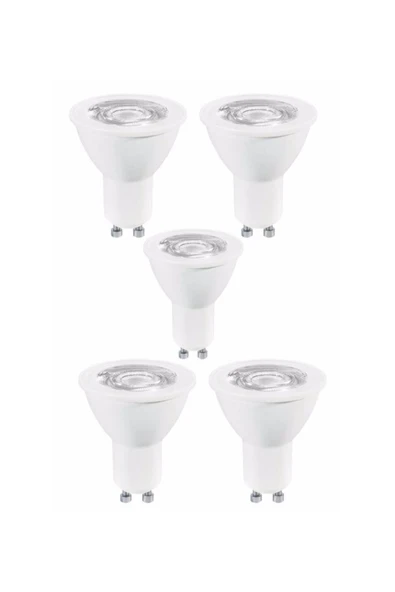 ekim aydınlatma 5 Adet Beyaz Işık 1. Sınıf Gu10 Duy Led Ampul - 6500 KELVİN - 1