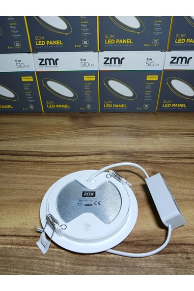 ekim aydınlatma 6w Slim Sıva Altı Yuvarlak Led Panel Spot Yüksek Lümen 6500k Beyaz Işık - 4