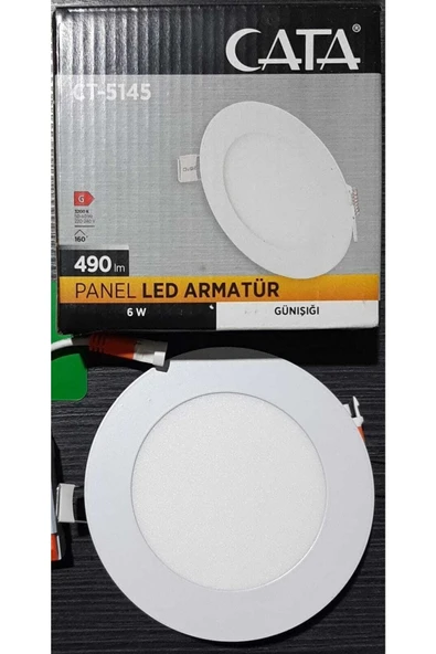 Ct-5145 6w Led Panel Armatür Gün Işığı - 1