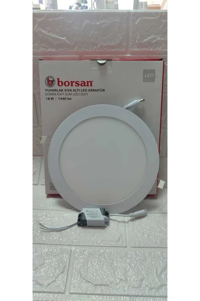ekim aydınlatma 18 W yuvarlak sıva altı slim led armatür GÜNIŞIĞI - 4