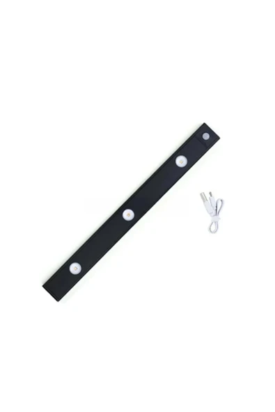 ekim aydınlatma Ct 2464 bella slim cabinet 3w Şarjlı Sensörlü Dolap Içi Lamba 3 Renk Mod Siyah Kasa - 2