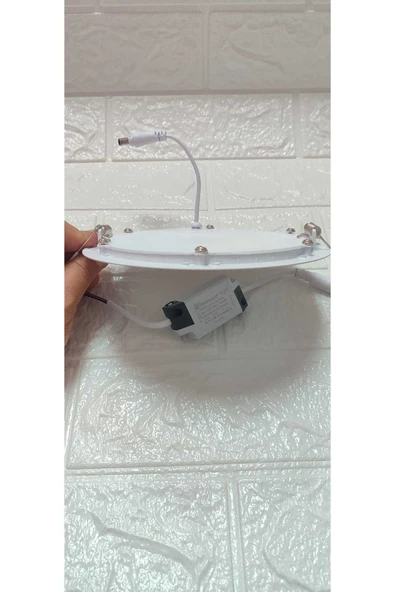 ekim aydınlatma 12 W yuvarlak sıva altı slim led armatür BEYAZ - 2