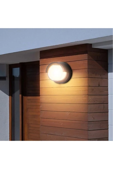 ekim aydınlatma 6 Watt Dekoratif Bahçe Duvar Aplik, Led Aplik, Kapı Girişi, Villa Dış Cephe Apliği - Resim 2