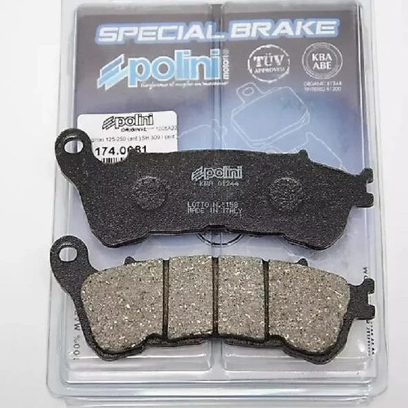 Polini 174.0081 Organik Disk Fren Balata ürün görseli