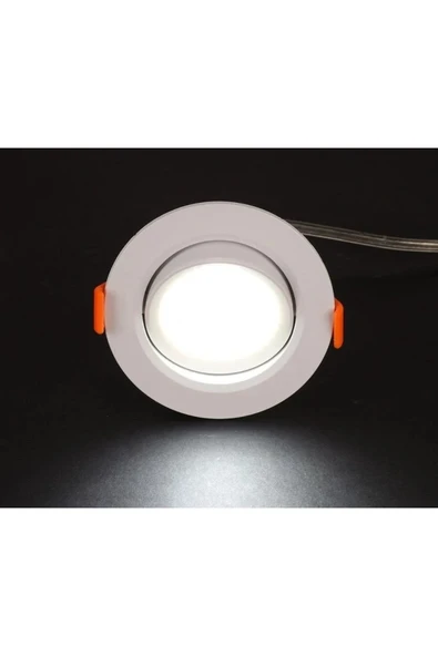 CT-5204 7W Akik LED Spot Lamba Gömme Tavan Şık Tavan Aydınlatma 3200K Günışığı - 2