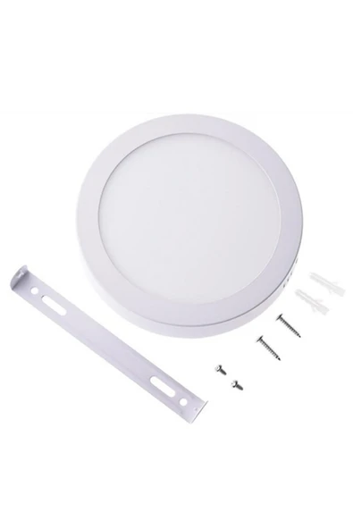 25 Watt Panel Led Armatür Sıva Üstü Yuvarlak Ct 5271 Günışığı Sarı Işık 3200k Alüminyum Kasa - 4