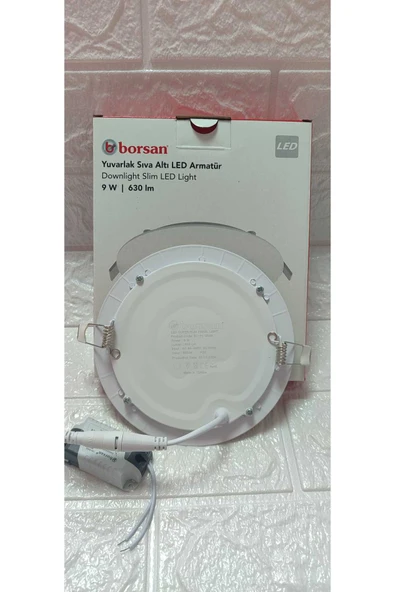 ekim aydınlatma 9 W yuvarlak sıva altı slim led armatür BEYAZ - 3