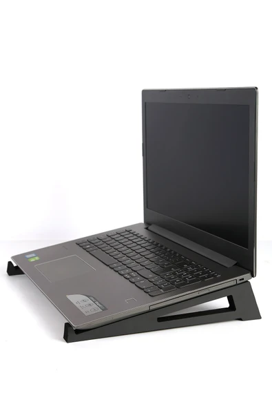 Ahşap Laptop Tutucu Notebook Standı Macbook Yükseltici 13" 14" 15" 16" 17" - 5