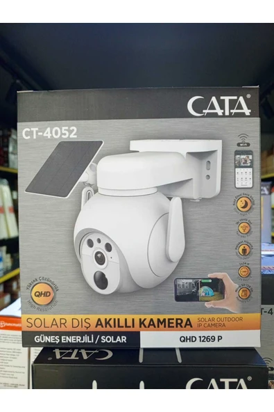 Ct-4052 Gece Görüşlü Solar Akıllı Dış Mekan Kamera - 2