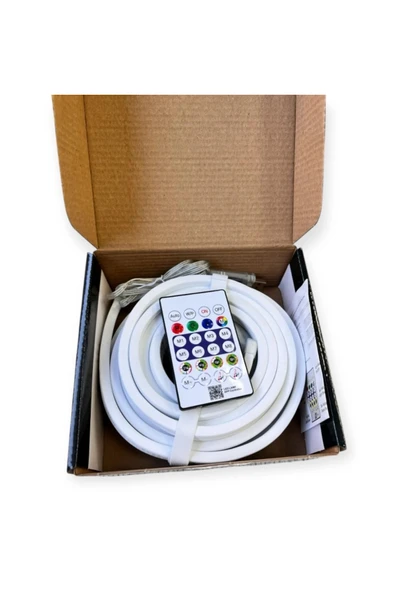 ekim aydınlatma RGB Pixel Neon Led Seti USB Girişli Kumandalı 5 Metre - 3