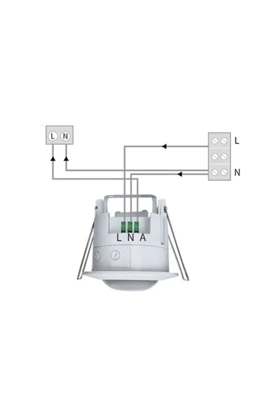 Ct-9242 360 Derece Sıva Altı Hareket Algılayıcı Sensör 600W - 4