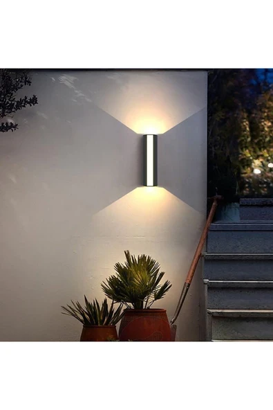 ekim aydınlatma Günışığı 8 W Led Aplik, İç ve Dış Mekan Duvar Aplik, Teras, Balkon Aplik - 1
