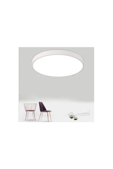 Sıva Üstü Avize 24 Watt Panel Yuvarlak Led Tavan Armatürü Panel Komple Standard 6500k Beyaz - 2