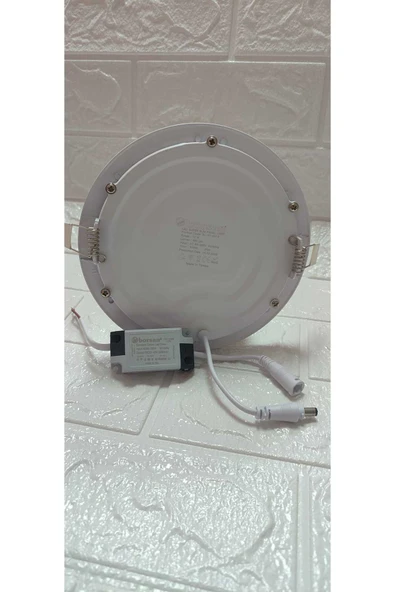 ekim aydınlatma 12 W yuvarlak sıva altı slim led armatür BEYAZ - 3