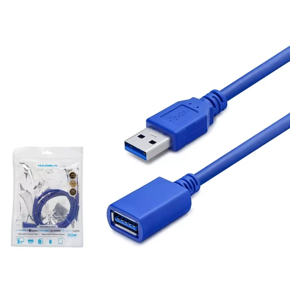 Hadron Hdx7539 Usb To Usb F Kablo 1M Mavi ürün görseli