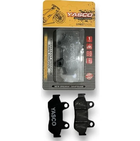 Yasco Organik Disk Fren Balata ürün görseli