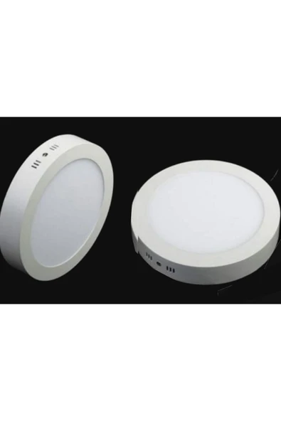 25w Beyaz Kasa Sıva Üstü Oval Led Panel Armatür Ct-5271b-b Beyaz Işık - 2
