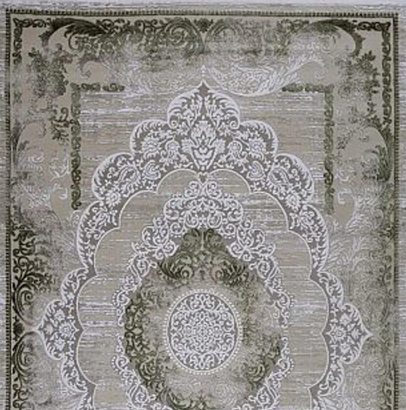 Gabardin Halı Armina Serisi 2012 Yeşil Salon Oturma Yatak Odası Halısı - Resim 2