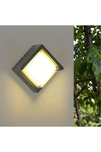 ekim aydınlatma 6 Watt 3000K Ledli Dış Mekan,Balkon,Bahçe,Duvar,Teras,Kamelya Apliği, Led Armatür - 4