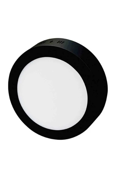 Ct-5235 18w 6400k S. Üstü Led Beyaz Işık Armatür Yuvarlak Siyah Metal Kasa - 1