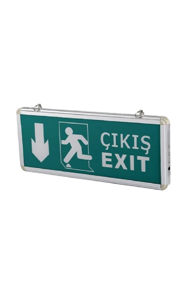 Exıt Acil Çıkış Aşağı Armatür - 1