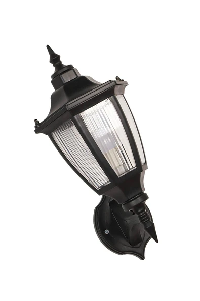 ekim aydınlatma konsollu siyah bahçe duvar aydınlatması aplik - Resim 4