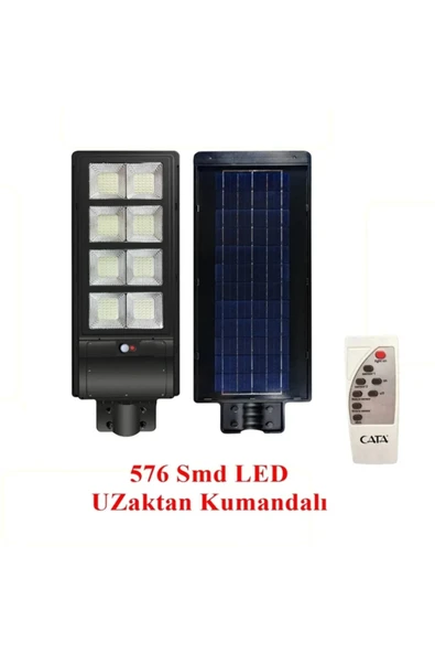 ekim aydınlatma 300 W Solar Dış Mekan Sokak Armatürü Uzaktan Kumandalı 6400k Beyaz Işık - 5