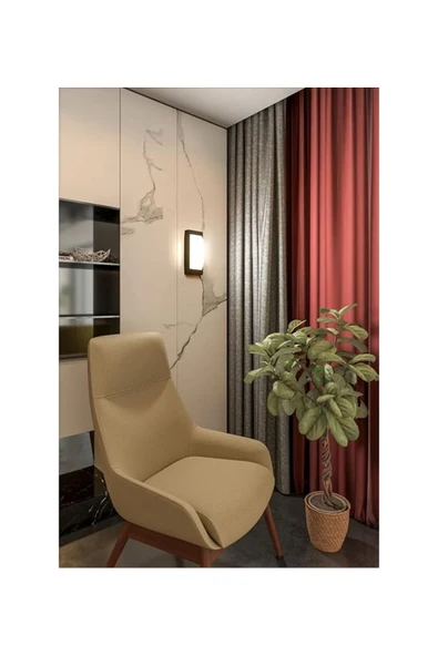 ekim aydınlatma 24 Watt RADAR SENSÖRLÜ Elips Boş Aplik Bahçe Balkon Veranda Teras Kamelya Aplik - 1