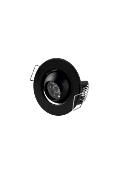 Ct-5268 1.5w Hareketli Led Ufo Yıldız Spot 6400k Beyaz Işık Siyah Kasa - 1