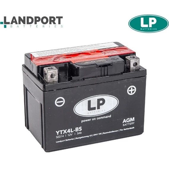 LP (Landport) AGM LTX4L-BS Akü ürün görseli