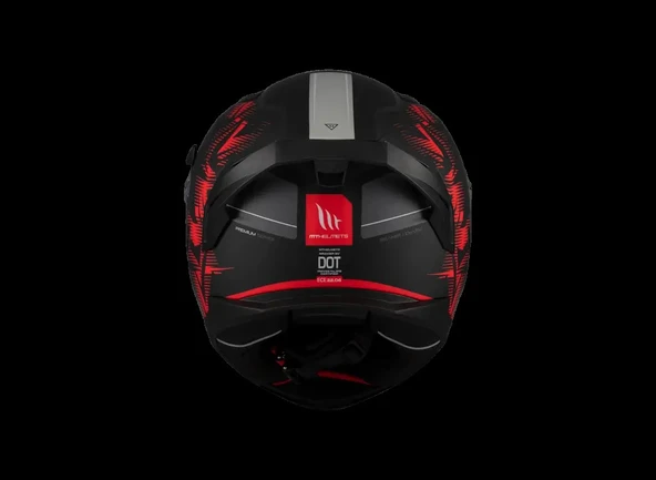 KASK MT BRAKER SV CHARM B5 MAT KIRMIZI - 5