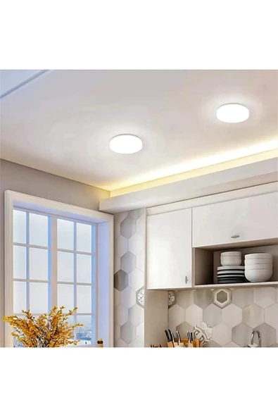 ekim aydınlatma 36 Watt, Beyaz Işık, Delik Çapı Ayarlanabilir Modern Tavan Armatürü - 4