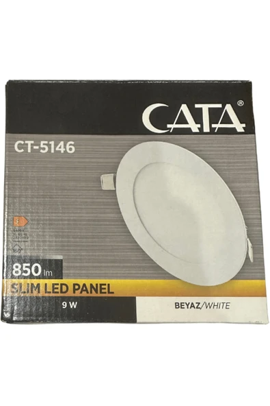 CT-5146 9W 6400K (Beyaz Işık) Sıva Altı Led Panel - 1
