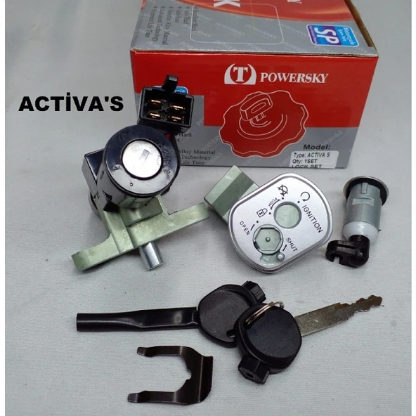 Honda Activa S Kontak Seti (Kontak,Kilit) ürün görseli