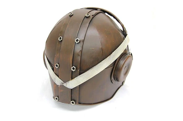 Dekoratif Metal Pilot Kaskı Biblo Dekoratif Hediyelik - Resim 4