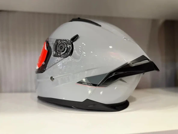 KASK MT BRAKER SV SOLİD A12 PARLAK NARDO GRİ - Resim 6