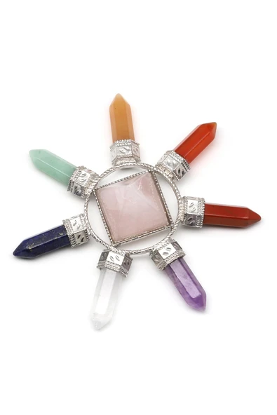 Çakra-Pembe Kuvars Doğaltaş Enerji Jeneratörü ürün görseli 1