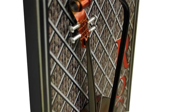 Pano Keman Dikey Vintage Müzik Temalı Dekoratif Ev Ofis Hediyelik - Resim 4