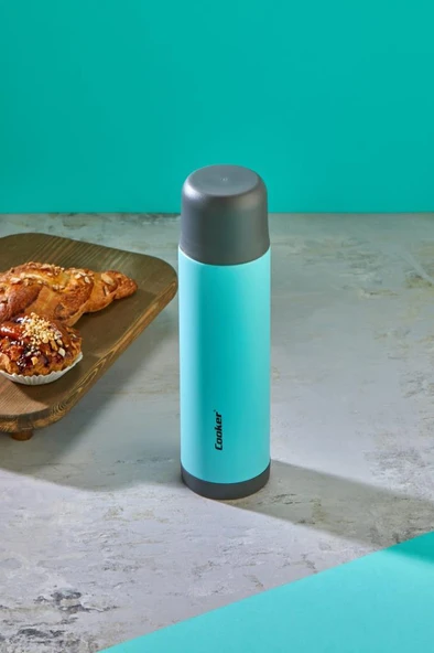 Cooker CKR2001 Trend 0,50 Lt Çelik Çift Katlı Termos Mavi