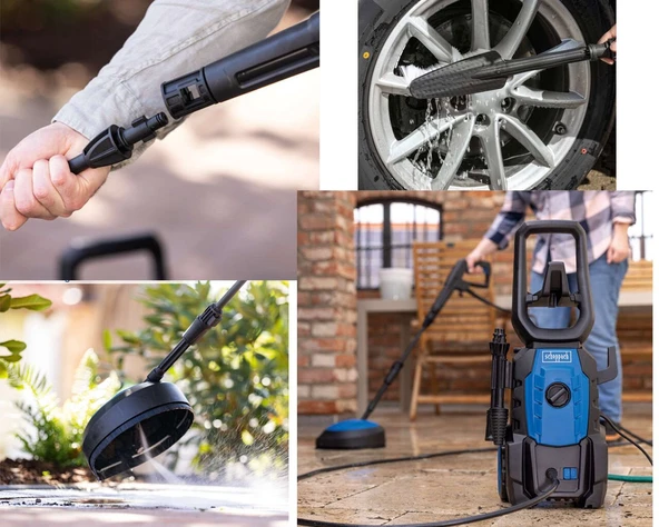 Basınçlı Yıkama Makinesi 90BAR Hpc1600 Kit SCHEPPACH - 2