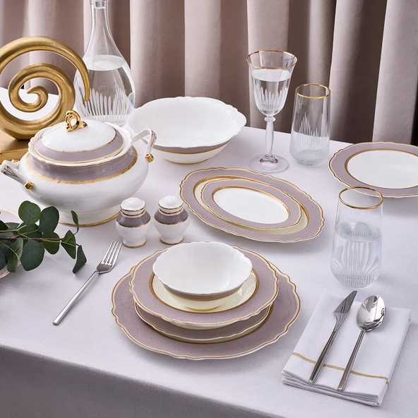 Aryıldız Majestic 60 Parça Yemek Takımı