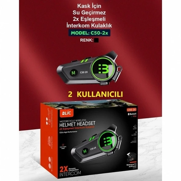 C50-2X 2 Hat İntercom ürün görseli