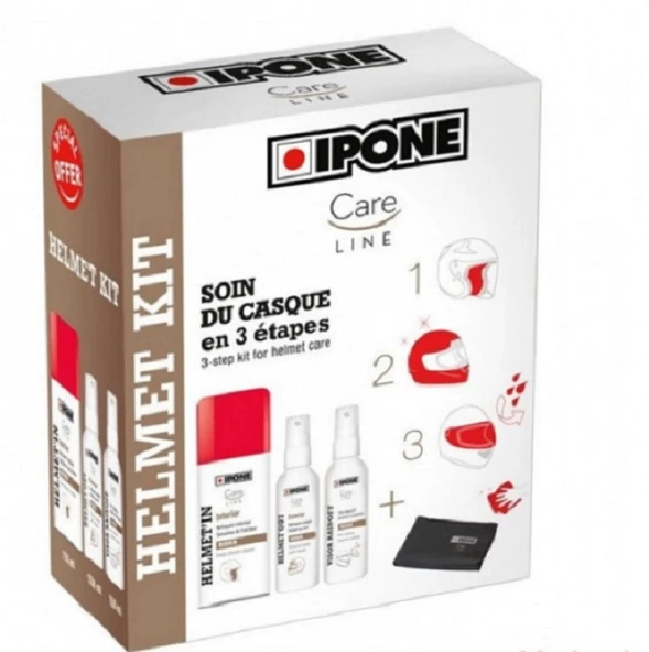 Ipone Helmet Kıt Kask Temizleyici Set ürün görseli