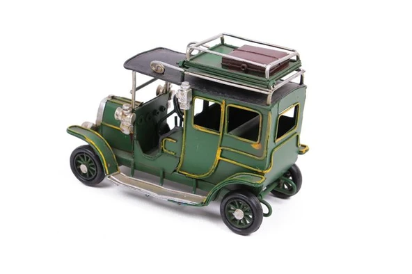 Dekoratif Metal Araba Çerçeveli Biblo Hediyelik - Resim 4