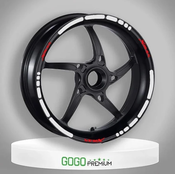 Yamaha XMax Beyaz Reflektör II Jant Şeridi ürün görseli