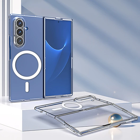 Galaxy Z Fold 7 Kılıf Kamera Korumalı M-safe Sert PC Porto Kılıf - Resim 6