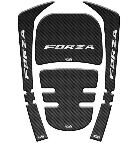 Honda Forza 2018-2020 Gri-Siyah Tank Pad ürün görseli