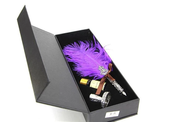 Divit Hokka Seti Tüylü Kalem Hediyelik - Resim 5