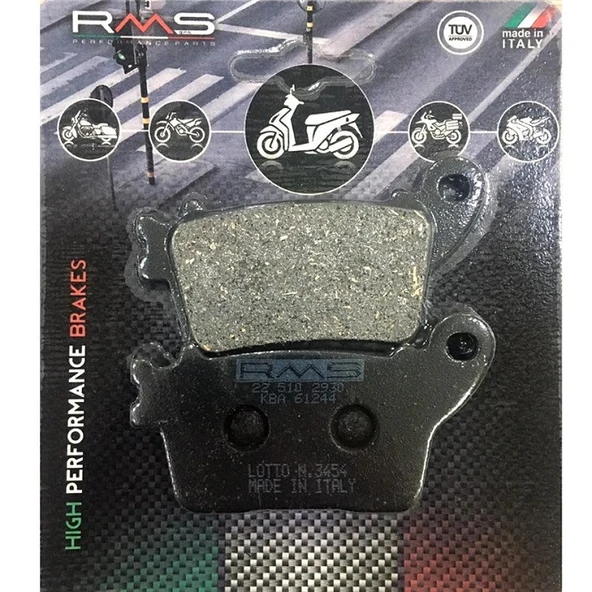 RMS 510-2930 Organik Disk Fren Balata ürün görseli